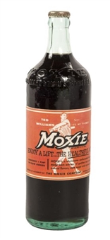 Ted Williams Unopened Moxie Bottle  